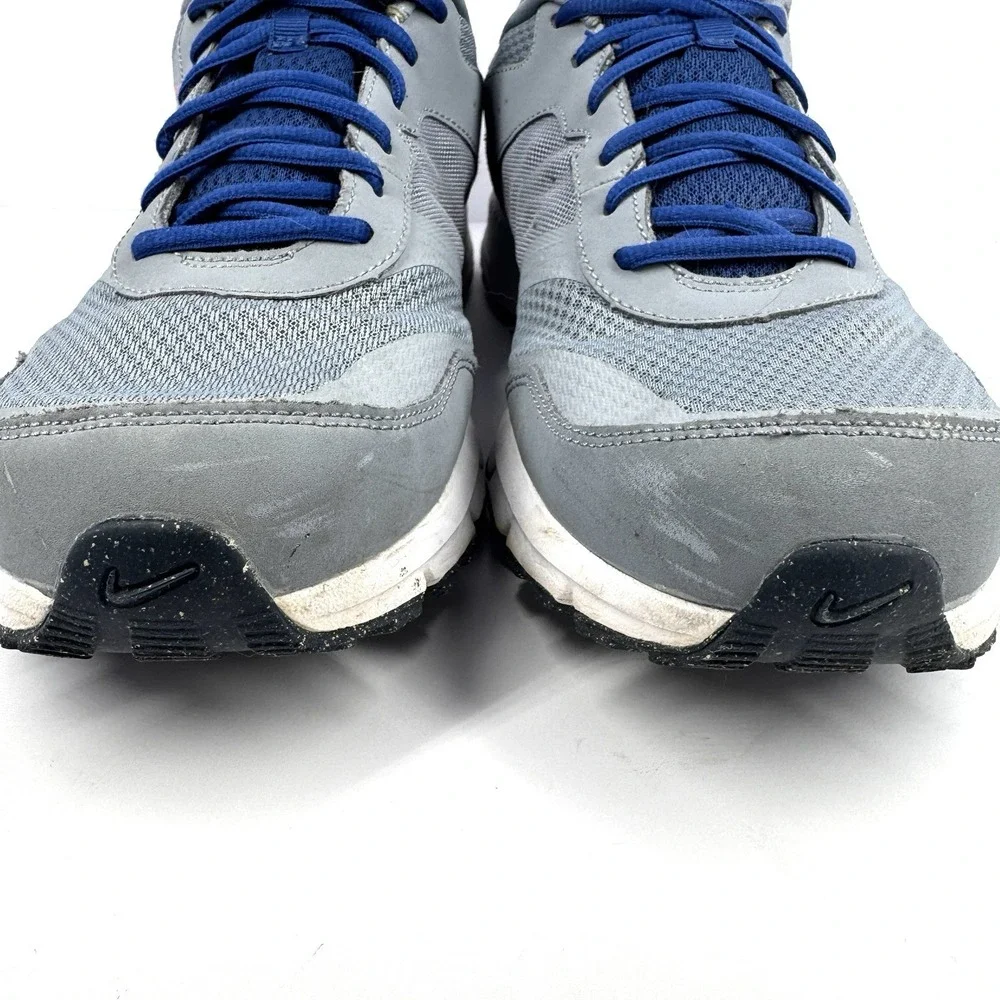 Nike Air Relentless 4 Mens Running Shoes Gray‎ Orange Blue Lace Up Size 15